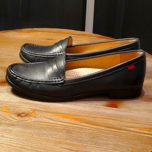 Marc Joseph Penny Loafers Black Size 9